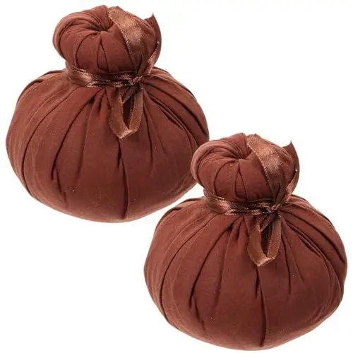Produktbild: Gatuida 2 Stück Thai-Massagebälle Thai- -Kompressenball Wermut-Wärmebeutel Chinesische -Gesundheitsbeutel Für Den Körper Entspannend Spa-Aroma Entspannt