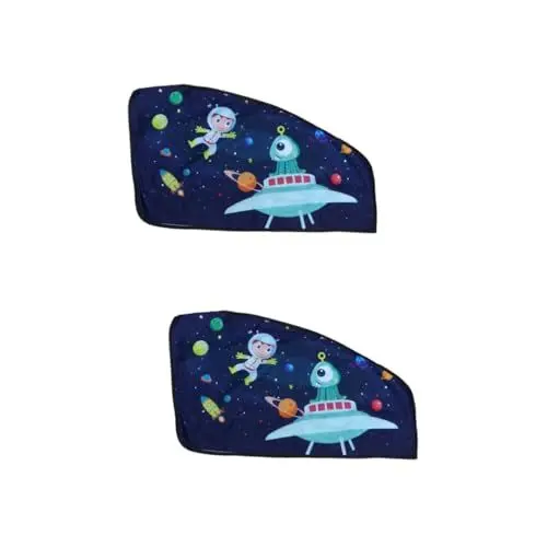 Produktbild: Gatuida Auto-Sonnenschutz 2st Cartoon-Sonnenschirm Autovorhang Auto Sonnencreme Auto Sonnenschutzvorhang Autofensterabdeckungen Auto Magnetische Anziehungskraft Fensterseite Kind