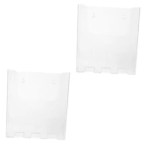 Produktbild: Gatuida 2st Informationsständer Zum Aufhängen An Der Wand Prospekthalter Büro-aktenregal Zeitungsständer Wandmontierter Dokumentenständer Aktenhalter Magazin-wandhalter Pvc