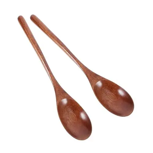 Produktbild: Gatuida Cooker Spoon Works Teelöffel Aus Holz Honiglöffel Rührlöffel Zum Salatservieren Salatlöffel Besteckgriff Löffel Suppenlöffel Asiatischer Stil