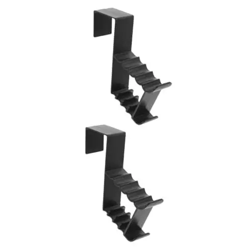 Produktbild: Gatuida 2 Stücke Tür Haken Aufhänger Keine Bohrer Garderobe Organisieren Ihre Eingangsbereich Robuste Metall Modernes Design