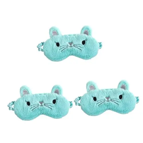 Produktbild: Gatuida 3St Augenmaske für Kinder Schlafmaske Augenmaske für tieferen Schlaf für Kinder Nacht Augenschutz konturierte Augenmaske Winter Gesichtsmaske Lidschatten Fräulein