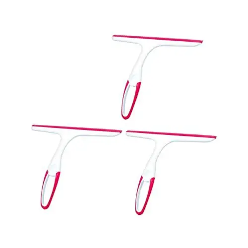 Produktbild: Gatuida Rosy Glass Duschabzieher 3er-Set Pp-Material Hitzebeständig Für Badezimmer Fenster Spiegel