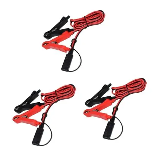 Produktbild: Gatuida 3St Siehe Krokodilklemmen-Ladeadapter batterieladegerät solar akku ladegerät solar ladekabel adapter Inline-Sicherung Netzteiladapter Wagen Clip-Linie 10 A