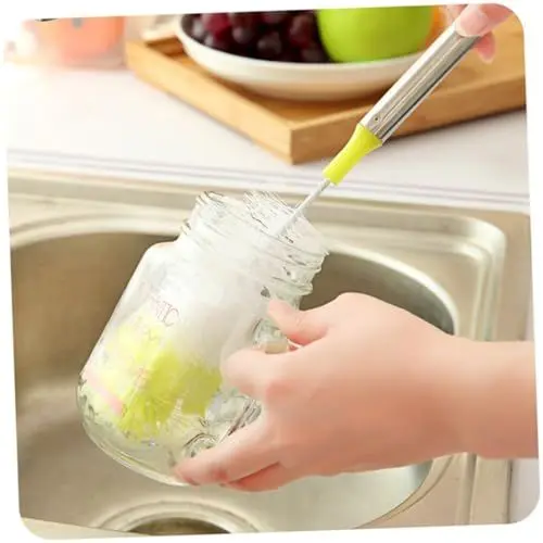 Produktbild: Gatuida 3St edelstahlflasche Stainless Steel Bottle Bier Flasche reinigungsbürsten Carafe Pitcher wisky Bottle Waterbottle Rostfreier Stahl Becherbürste Reinigungskugel Flaschenbürste