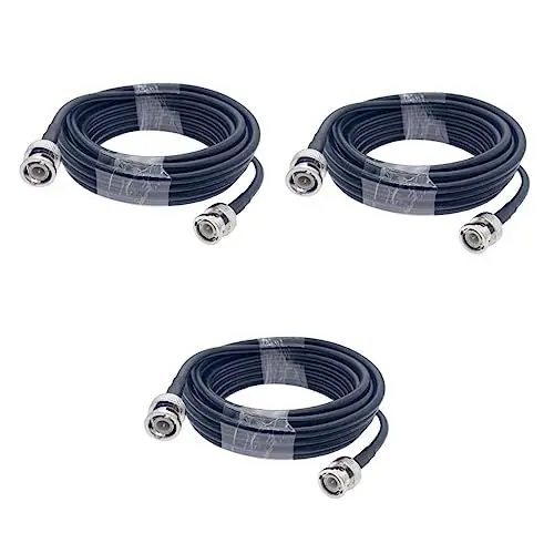 Produktbild: Gatuida 3-teiliges - -kabel 1 M Präzisionskonfektioniertes Rg58-koaxialkabel Für Geringen Verlust