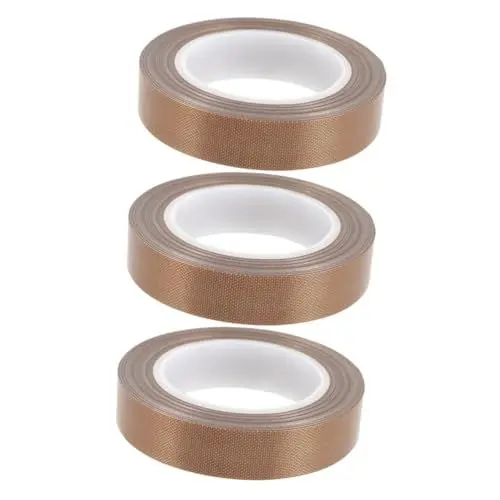 Produktbild: Gatuida 3 Rollen Leicht Zu Schneidendes Ptfe-band Handvakuum-versiegelungsband 25 Mm Breite Ersatz-wärmedämmungs-versiegelungsband Lebensmittelechtes Isolierband