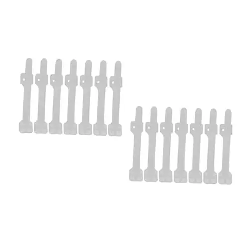 Produktbild: Gatuida 3 Sätze Griff Der Geschenkbox Kuchenbox Griffe Griffe Karton Tragegriff Stilvolle Geschenkboxen Kartonagen Bewegliche Riemen Trageriemen Plastik Weiß 30 Stück * 3