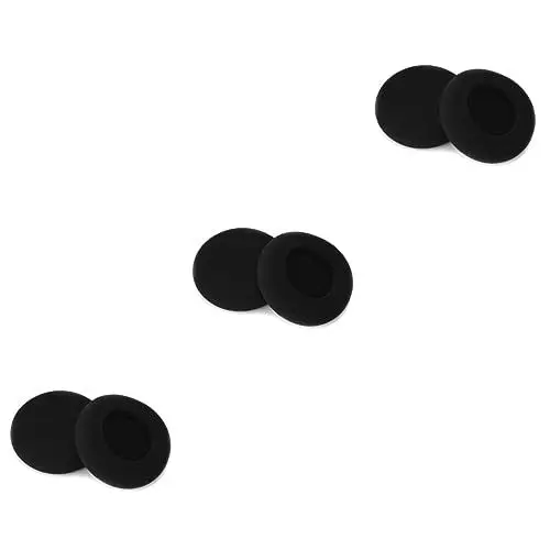 Produktbild: Gatuida 3 Stück Paar Kopfhörer Ohr kabellose Ohrhörer Replacement Ear Pads Headset ohrpolster Over-Ear-Funkkopfhörer Kopfhörer kabellos Grado SR60 Ohrpolster Perlmutt Kopfhörerabdeckung
