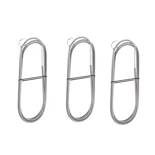 Produktbild: Gatuida 3pcs Spüle Werkzeug Flexible Kühlschrank Ablauf Loch Reinigung Gerät 304 Edelstahl Reiniger