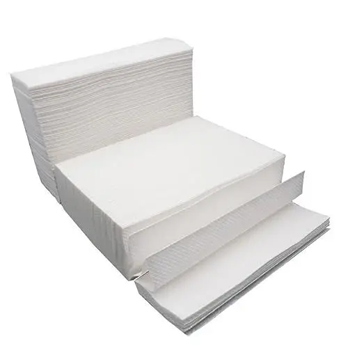 Produktbild: Gatuida 400 Stück Papiertücher verdicktes Papiertuch kommerzielles Gewebe Einweg Papierhandtuch aus Zellstoff Badezimmer Papier Seidenpapierhandtuch verdicken Papierserviette Weiß