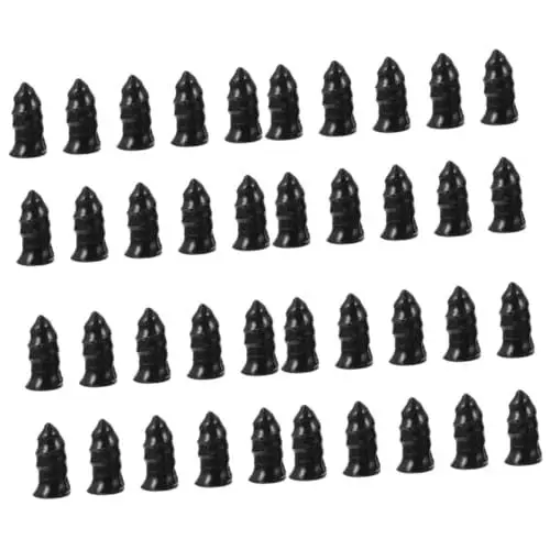 Produktbild: Gatuida 40 Stk Reifendichtmittel Reparatur von Autoreifen Auto-Versorgung Fahrrad Winterreifen motorradreifen roller reifen Spikes für Autoreifen Anti-Rutsch-Reifen Schraube Black