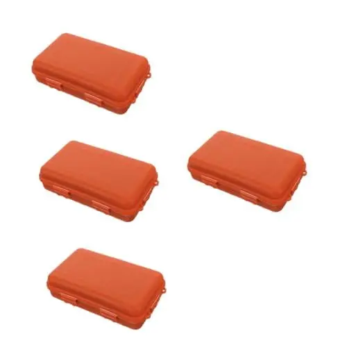 Produktbild: Gatuida 4stücke Überlebensbox Outdoor Aufbewahrungskoffer Wasserdichter Stoßfester Organizer Robuste Kunststoffbox Für Camping Und Abenteuer Lösung Für Notfallausrüstung Und