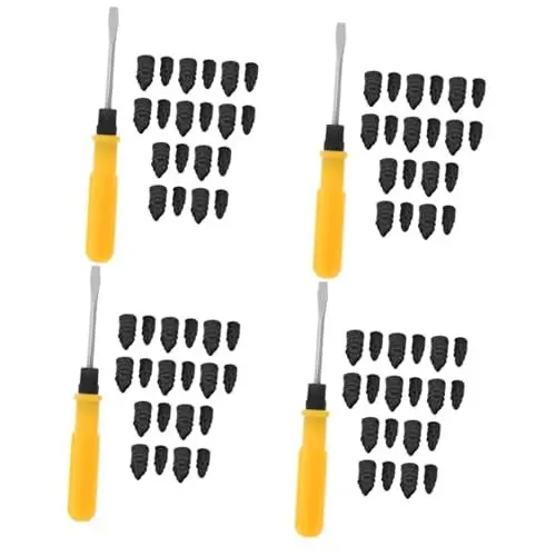 Produktbild: Gatuida 4 Sets Reifenreparaturset Autoreifen Motorradreifen Schraubendreher Auto Set Vakuum Reifenreparatur Nagel Reifenstopfen Reparaturset Reifenreparaturschraube