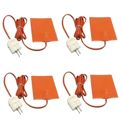 Produktbild: Gatuida 4 Stück Auto Heizplatte Auto Motor Heizkissen Temperatur Heizung Ölwanne Heizung Öltank Heizung Frostschutzmittel Tankheizung Motorblock Heizung Auto Heizkissen Motor
