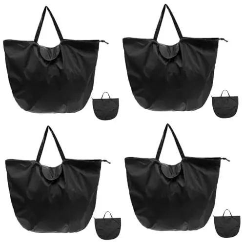 Produktbild: Gatuida 4 Stück Helm Aufbewahrungstasche Helm Rucksack Helmtasche Für Motorräder Helmhalter -tankrucksack Reisehelm Tasche Helmhaken Zubehör 300d Wasserdichtes Oxford-gewebe Black