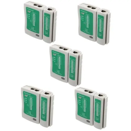 Produktbild: Gatuida 5 Sätze Netzwerkkabeltester Kabelzubehör Ethernet-tester Kabeltester Für Telefon Testwerkzeug Für Netzwerkkabel Aus Kunststoff Netzwerk-ethernet-kabeltester Prüfer Plastik