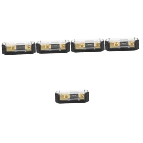 Produktbild: Gatuida 5 Stück Auto Audio Modifikation Sicherungshalter Auto Audio Sicherungsblock Amp Sicherungsblock Sicherungsblock Autos Verstärker Sicherungsblock Marine Sicherungsblock