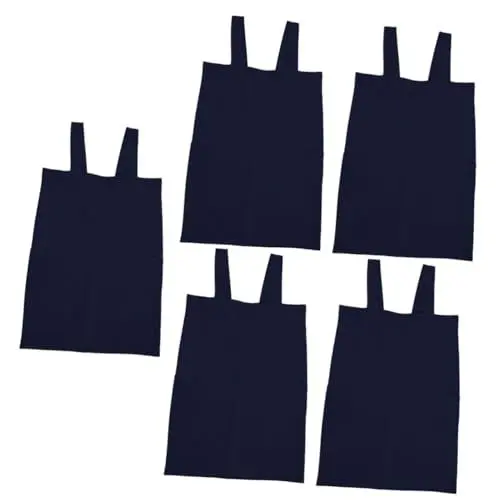 Produktbild: Gatuida 5st Schürzenkleid Schürze Mit Tasche Für Damen Backschürzen X-schürze Mit Überkreuztem Neckholder Küchenschürze Für Damen Künstlerschürze Damenschürze Bettwäsche Aus Baumwolle