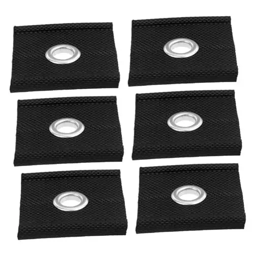 Produktbild: Gatuida 6er-Pack Ösen Für -markisenrohre 5/6 Mm - 7/8 Mm Leichte Befestigungsteile Für Für Camping Und Den Einsatz Im Freien