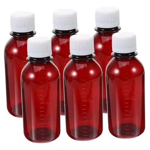 Produktbild: Gatuida 6st Pillendose Reisemedizin Flasche Medikamentenspender Medizinflasche Verschließen Reisemedizinbehälter Aufbewahrungsbehälter Für Medikamente Behälter Für Kapseln Das Haustier