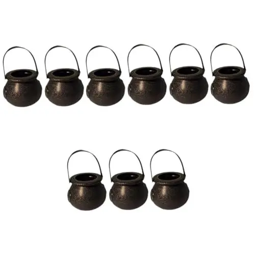 Produktbild: Gatuida 9 Stk Halloween-süßigkeiten-eimer Süßes Oder Saures Große Süßigkeitentüten Tasche Voller Süßigkeiten Halloween-süßigkeitshalter Tüten Mit Süßigkeiten Kürbisbesteck Steht Schädel