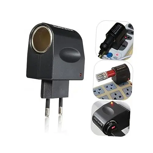 Produktbild: Gatuida AC-DC-Wandler Portable Charger travel Adapter MA Adapter Auto Adapter zigarettenanzünder Adapter universeller AC-DC-Adapter universeller AC-DC-Steckdosenadapter-Konverter Black