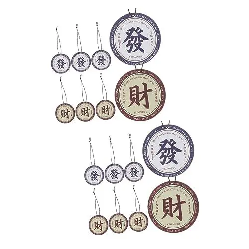Produktbild: Gatuida Auto-Hängeornament 20 Stk Auto Aroma Tabletten Auto-Aromatherapie-Räucherchips fürs Auto Dekor Ornament Auto Rückspiegel Anhänger Auto-Aromatherapie-Zubehör Autozubehör
