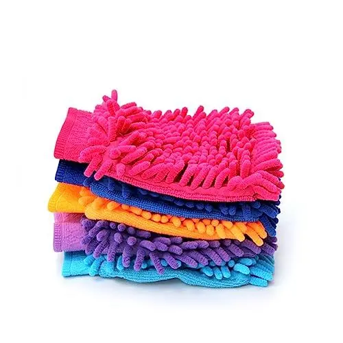 Produktbild: Gatuida Autowaschhandschuh Chenille-handschuh 21 X 15 X 1 cm Keine Kratzer Reinigung Für Auto LKW Haushaltsreinigungshelfer