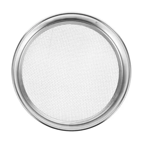Produktbild: Gatuida 10 Mesh Edelstahl Bodensieb Sichter Gartensieb Für Erde Und Sieb Sieb Sieb