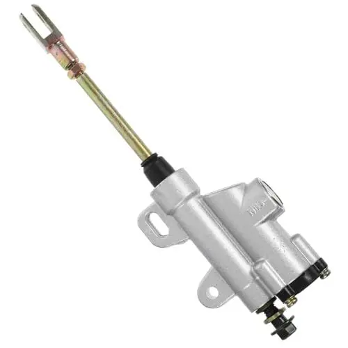 Produktbild: Gatuida Bremspumpe Bremshydraulikzylinder Hauptbremszylinder hinten Hinterer Bremszylinder ATV Hauptbremszylinder ATV-Hauptzylinder Hydraulikzylinder für Motorradbremsen Metall Silver