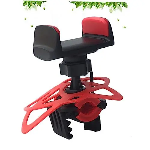 Produktbild: Gatuida Ergonomische Telefonhalterung Fürs Fahrrad 360° Drehbar Aluminiumlegierung Silikon Fahrrad-telefonhalterung Für Mountainbikes Oder Rennräder