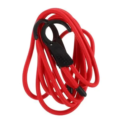 Produktbild: Gatuida Gepäck Seil Schwimm-bungee Bungee-seil Mit Haken Kajakgurte Für Dachgepäckträger Riemen Binden Große Bungee-seile Mit Haken Zurrgurt Hundeseil Hochleistungs-bungee-seil Abs Rot