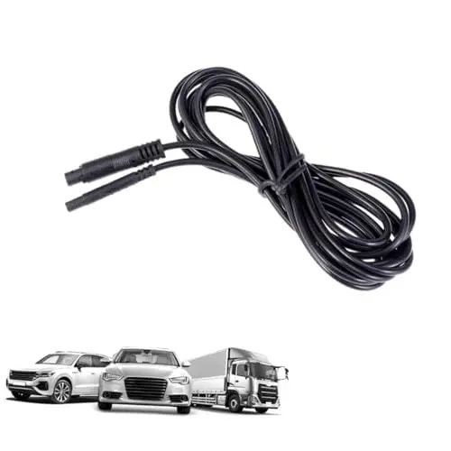 Produktbild: Gatuida 4-poliges Luftfahrtkabel – Verlängerung Für Die Rückfahrkamera Im Auto – Kabel Für Rückfahrkamera – 2 5 M – Geeignet Für 12 V/24 V