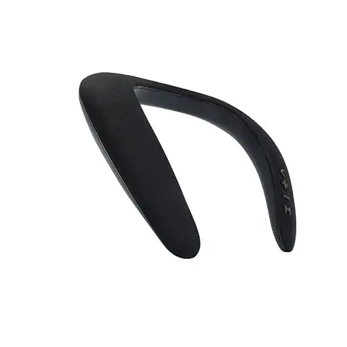 Produktbild: Gatuida Tragbarer Kabelloser U-Shape Lautsprecher Für Nacken Ergonomisches Design Stunden Freisprecheinrichtung Für Musik Anrufe Und Gaming Schwarz