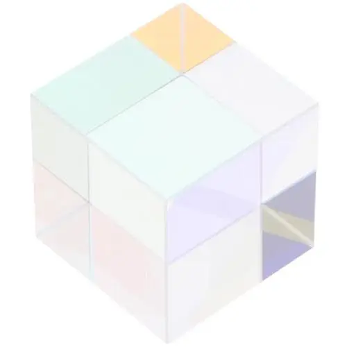 Produktbild: Gatuida Kleines Glasprisma Für Den Physikunterricht, Optisches Glasprisma, Würfel Für Sonnenfänger, Dekoratives Glasprisma Für Gartenfenster, Ornament, Lichtprisma
