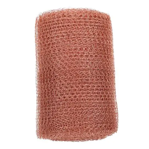 Produktbild: Gatuida Kupfergeflecht Stricknetzblocker Für Fenster Insektenschutzrollo Und Pollenschutzgitter Effektiv Gegen Schnecken Und Schädlinge Vielseitig Einsetzbar Ideal Für Bodentiefe