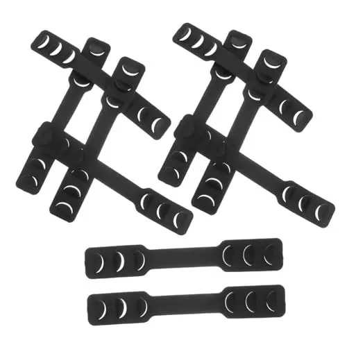 Produktbild: Gatuida Lieferungen 10 Stk maskenclip mask clip Masken Maskenhalter Verstellbare Maskenbänder Maskenbandschnalle Einweg-Maskenseil-Verlängerungsschnalle Ohr Anpassungsartefakt