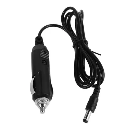 Produktbild: Gatuida Netzkabel Verlängerungskabel Adapter Verlängerungskabel Auto Adapter Auto Ladegerät Verlängertes Netzkabel Zigarettenanzünder Kfz Zubehör Kunststoff Schwarz