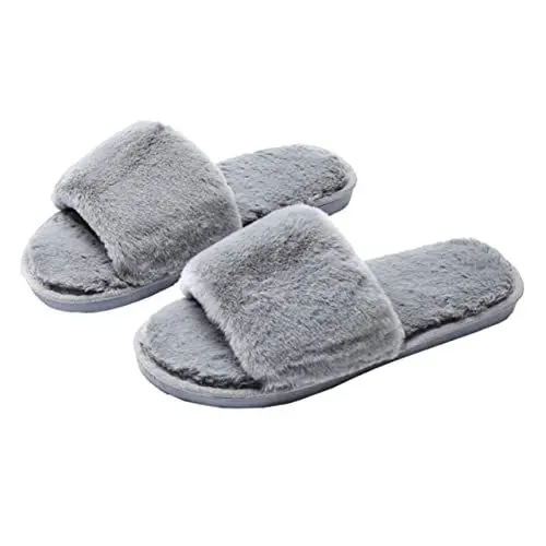 Produktbild: Gatuida Plüsch-hausschuhe Mit Anti-rutsch-boden Weiche Sohle Haushalts-bequemschuhe Bodenschuhe Us