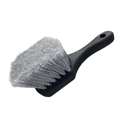 Produktbild: Gatuida Reifenbürste autopolitur auto politur auto pflege auto wascheimer car cleaning brush Radkappen-Drahtbürste Reinigungsbürste für Autoräder Radreinigungsbürste pp-Material Grey