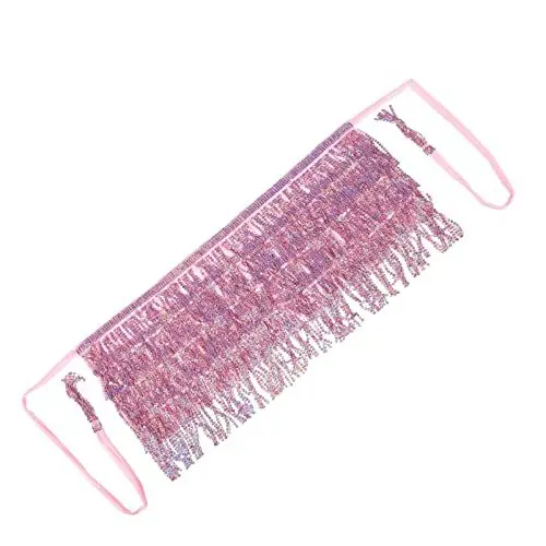 Produktbild: Gatuida Rock Mit Fransen Für Den Bauchtanz Schwarze Shorts Mit Strass Skimmer-Shorts Für Damen Kleider Für Tanzröcke Für Damen Denim-Skorts Pailletten Rosa Fräulein Halloween Hüftkette