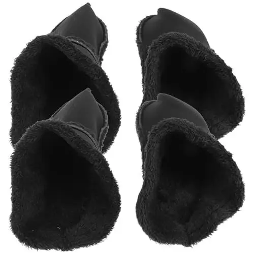 Produktbild: Gatuida Schuhe Warm Liner Clogs Liner 2 Paar Clogs Liner Winter Herausnehmbar Warm Arctic Fleece Ersatz Gemütliche Atmungsaktive Pelzige Innensohlen Für Schuhe Clogs Schwarz 37–38