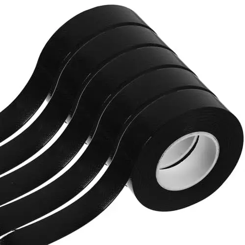 Produktbild: Gatuida Schwarze Isolierbandrollen 5 Stück 500X2. 1 Cm Elektrisches Isolierband Zum Isolieren Reparieren Und Wasserdichten Schutz Elektrischer Leitungen Vor Flammen
