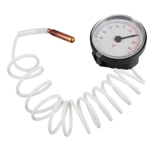 Produktbild: Gatuida Leicht Ablesbares Innenthermometer Mit Großen Zahlen Wandmontiertes Temperaturmessgerät Für Zuhause Fabrik Und Büro