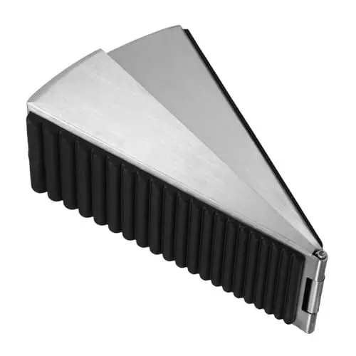 Produktbild: Gatuida Türkeil Aus Metall, Hoher Türstopper, Türstopper, Keil Für Teppich, Fliesen, Betonboden, Hohe Türstopper Für Die Unterseite Der Tür, Robust, Für Gewerbeimmobilien