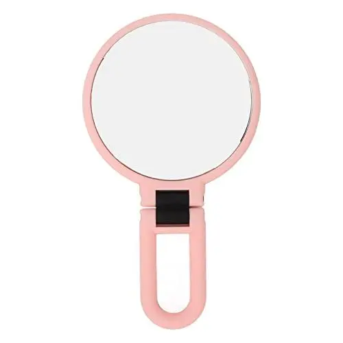 Produktbild: Gavigain 15X Vergrößerungs-Reisespiegel, Vergrößerungsspiegel Doppelseitig Tragbar Faltbar Handheld Makeup Spiegel für Haus Bad