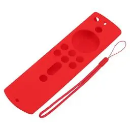 Produktbild: Gavigain Fernbedienung, stoßfeste Abdeckung, Silikonhülle, stoßfeste, rutschfeste Fernbedienungsabdeckung für Fire TV Stick 4K 2018 (Red)