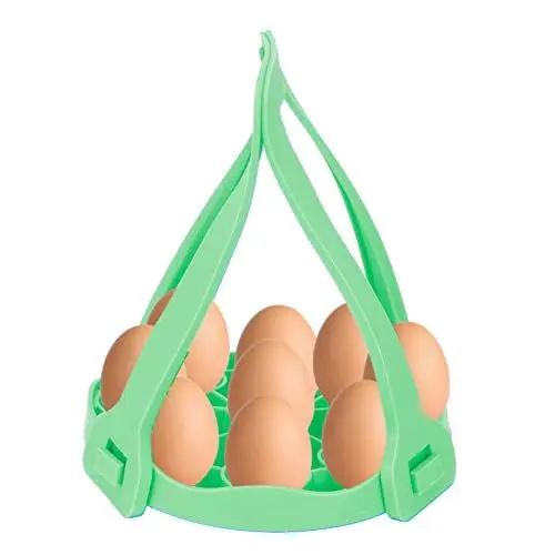 Produktbild: Gavigain Silikon-Eihalter, Sling Egg Rack Stand Steamer Basket Insert mit Griffen für Instant Pots Schnellkochtopf Multi Kocher (#1)
