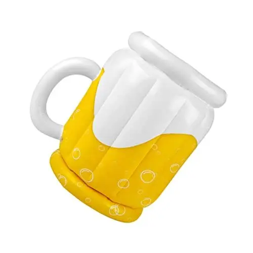 Produktbild: GAXIRE Aufblasbarer Bier-Eiskübel Mini-Bierkrüge Puppenhaus Außencontainer aufblasbare getränke kühler beach party dekoration badewanne behälter Aufblasbarer Kühler für Party Bierkühler